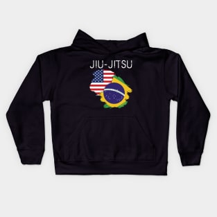 Jiu-jitsu: USA-Brazil Kids Hoodie